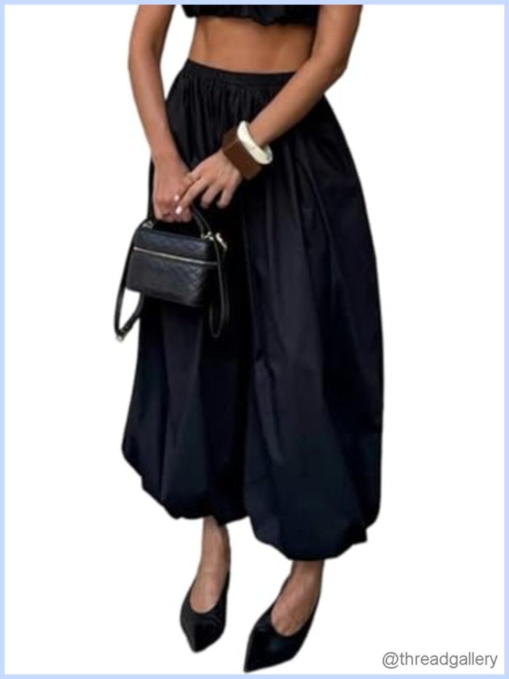 Wide Leg Balloon Barrel Pants Pleated Baggy Harem Trousers Women
